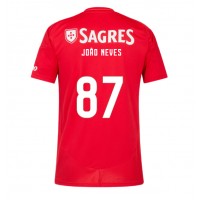 Camisa de time de futebol Benfica Joao Neves #87 Replicas 1º Equipamento 2024-25 Manga Curta